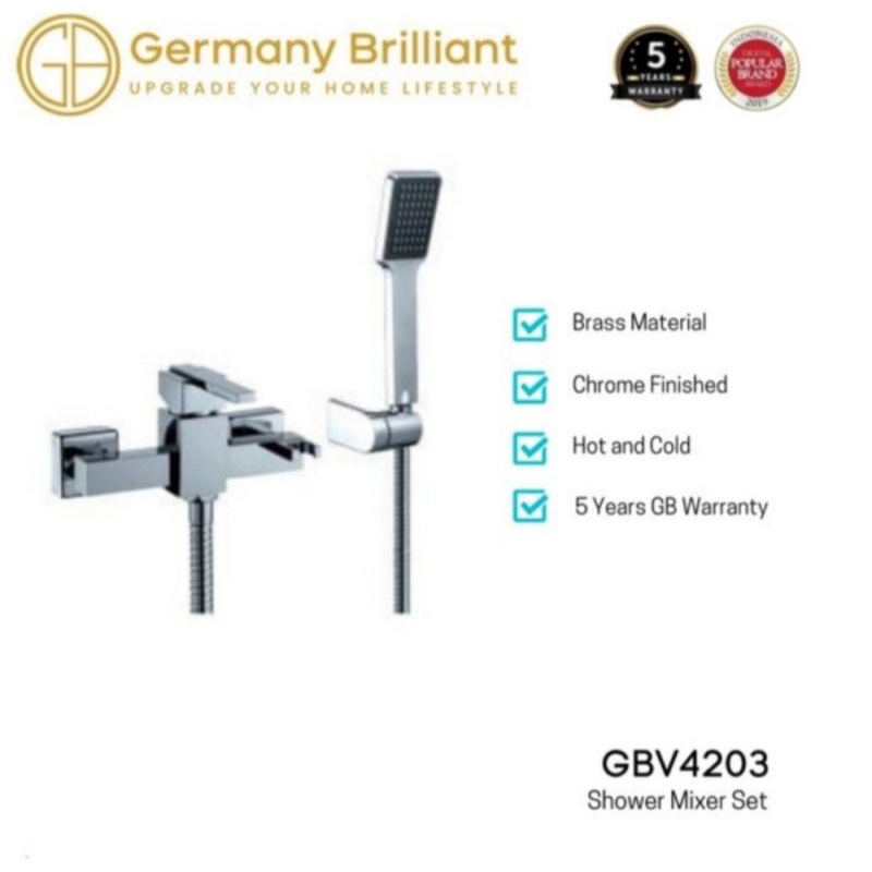 GBV4203 Kran Shower Panas Dingin ORIGINAL GERMANY BRILLIANT