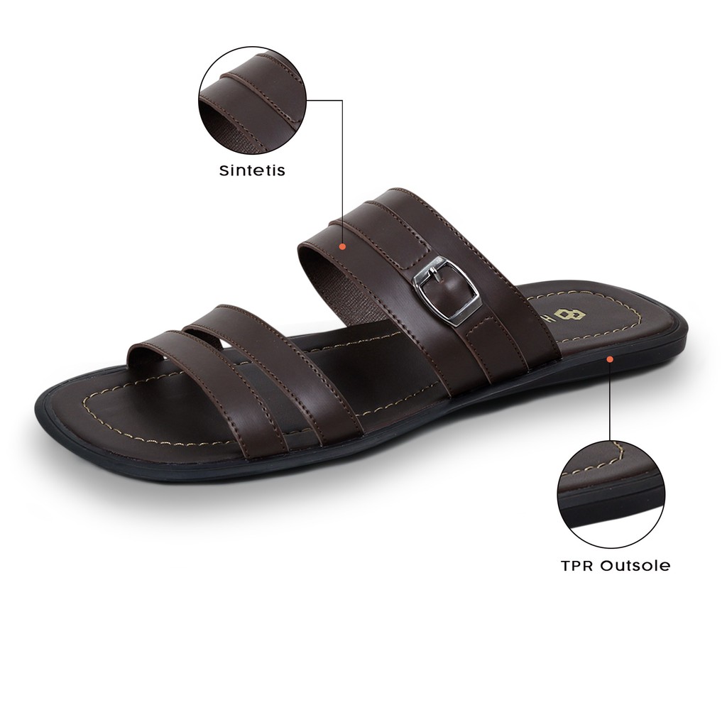 Sandal Ukuran Besar Pria H 3327 Brand Hertz Sandal Jumbo Selop Pria Big Size Murah Berkualitas