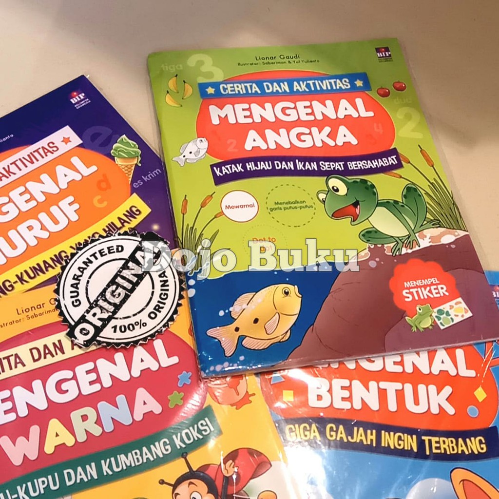 Cerita dan Aktivitas Mengenal Angka : Katak Hijau dan Ikat Sepat Bersahabat