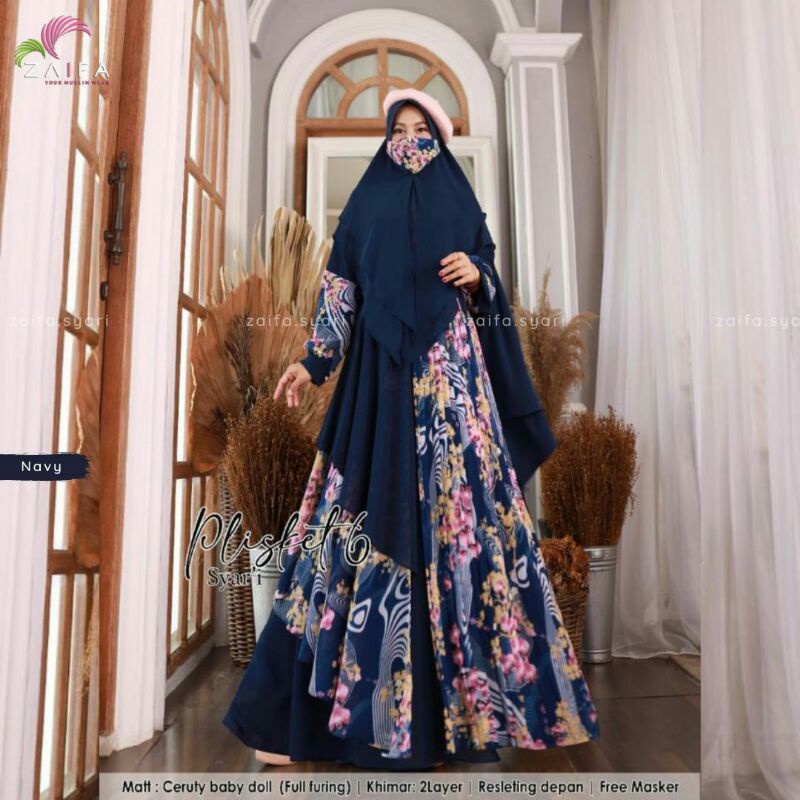 PLISKET SYARI / GAMIS SYARI / GAMIS CERUTY