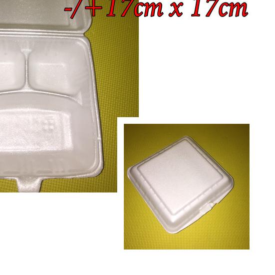 foam sekat sterofom styrofom strofoam gabus kotak box nasi kotak makan - FOAM SEKAT