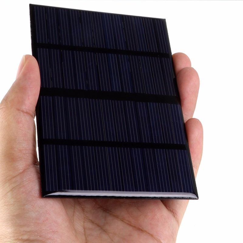 DIY Mini Star Solar Panel 12V 1.5W - CNC85X115-18 - Hitam