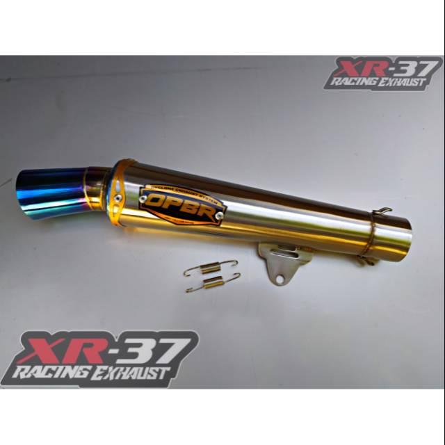 KNALPOT RACING OPBR SILENCER ONLY SATRIA FU-MX OLD-MX KING-VIXION-SONIC-CB150R-JUPITER Z-MIO DLL
