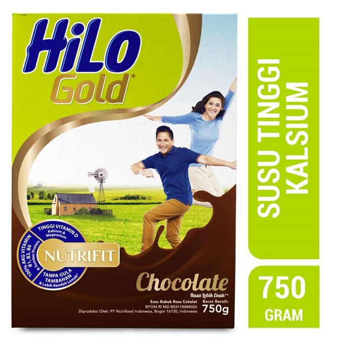 

[COD] HiLo Gold Chocolate / Original - Susu Tinggi Kalsium 750gr [COD]
