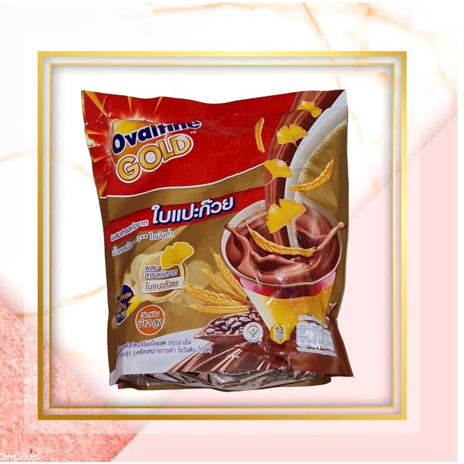 

Ovaltine Gold 3in1 Chocolate Malt High Calsium Thailand 13 x 30 Gr