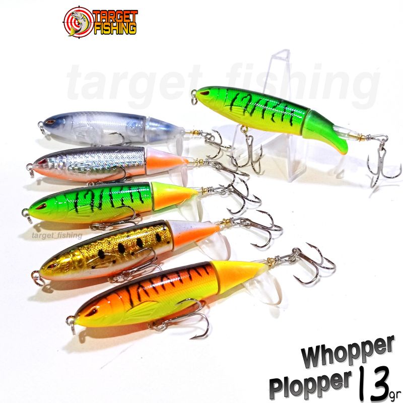 Whopper Plopper 13gr - Umpan Casting Gabus &amp; Toman Propeller Top Water