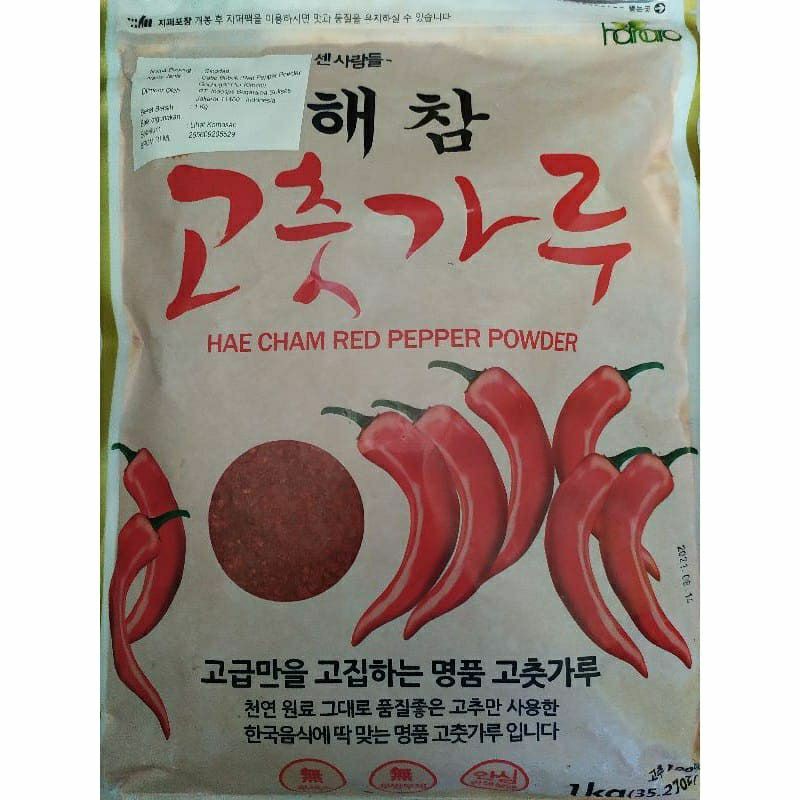 

Hae Cham Gochugaru / Bubuk Cabai Korea kasar 100gr