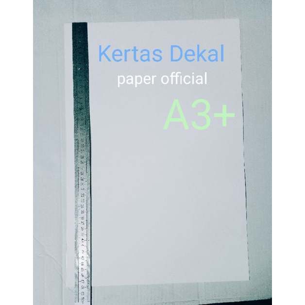

Kertas Decal Transparant Dekal A3+ Kertas water slide DEKAL A3+ Transparant Paper Official Art Paper