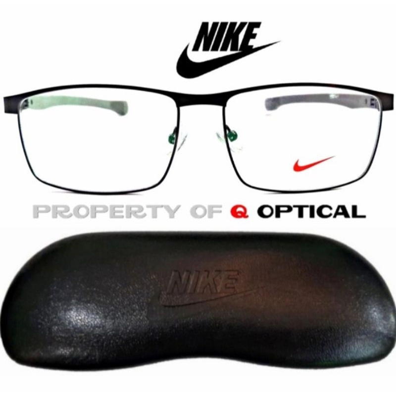 Kacamata Frame Pria Titanium Nike Magnetic C2 S58 M. Grey Smoke - Size Besar