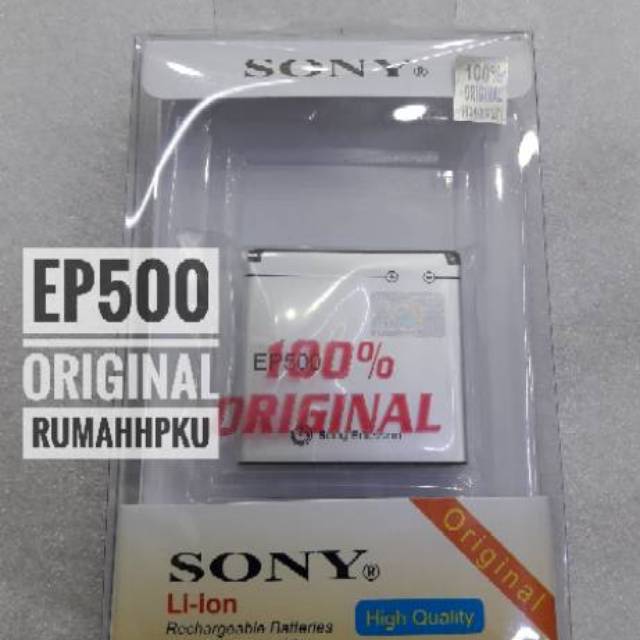 Baterai batre sony EP500 original