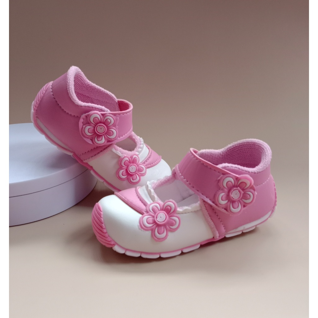 Sepatu bayi bunyi anak perempuan usia 1-3 tahun / sepatu bayi murah / sepatu anak casual keren-bg-kecil