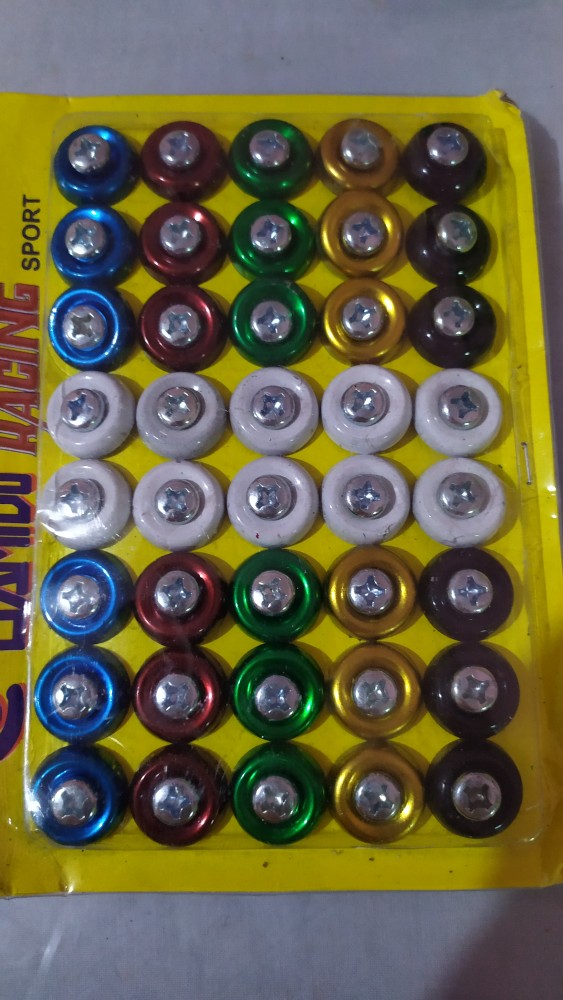 Baut Posh+ Ring Monel Variasi Universal - Baut Monel 124 Penilaian Isi 40 Pcs