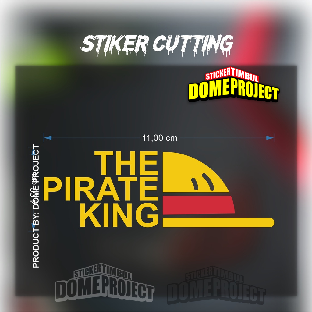 STIKER CUTTING ANIME THE PIRATE KING