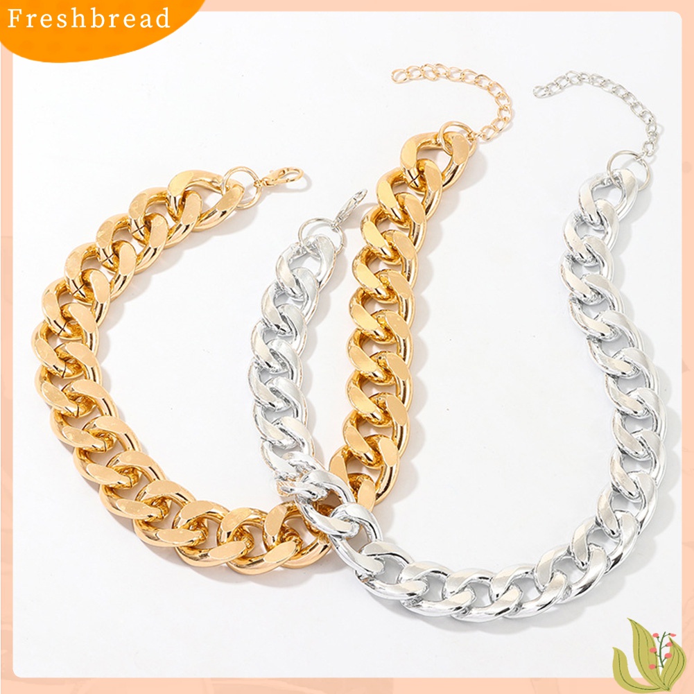 【Fresh】❀Unisex Thick Link Chain Short Necklace Hip Hop Party Club Statement Jewelry Gift