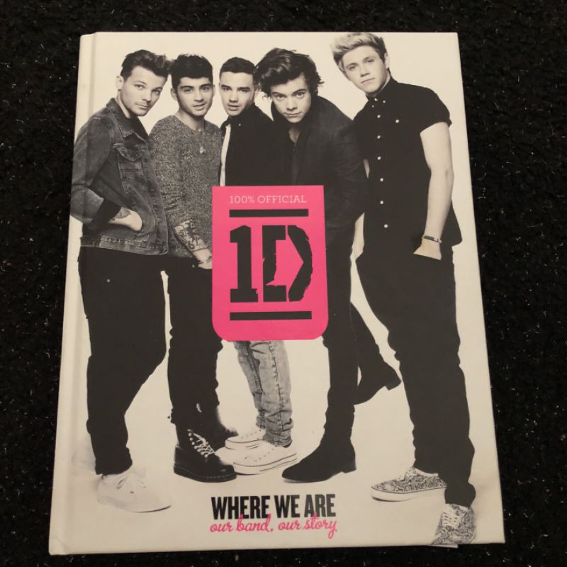 Real Signed One Direction Official Book Where We Are [WWA]
