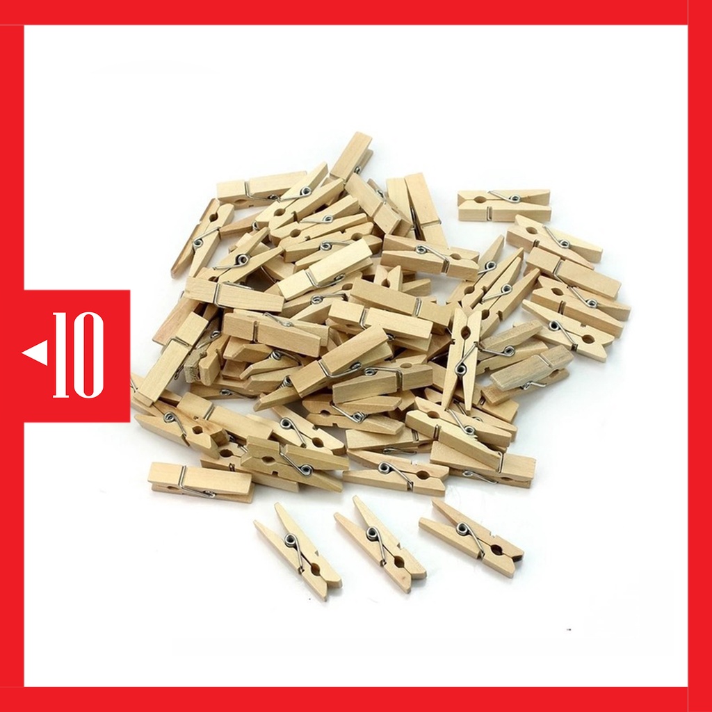 

WDC wooden clip besar 6 x 1.2 cm jepitan kayu jepit foto klip kertas diy