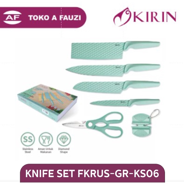 KIRIN KNIFE SET FKRUS-GR-KS06