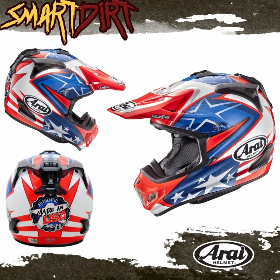 HELM ARAI MX V HAYDEN HEL CROSS ARAI MX V USA HELM ARAI MX CROSS