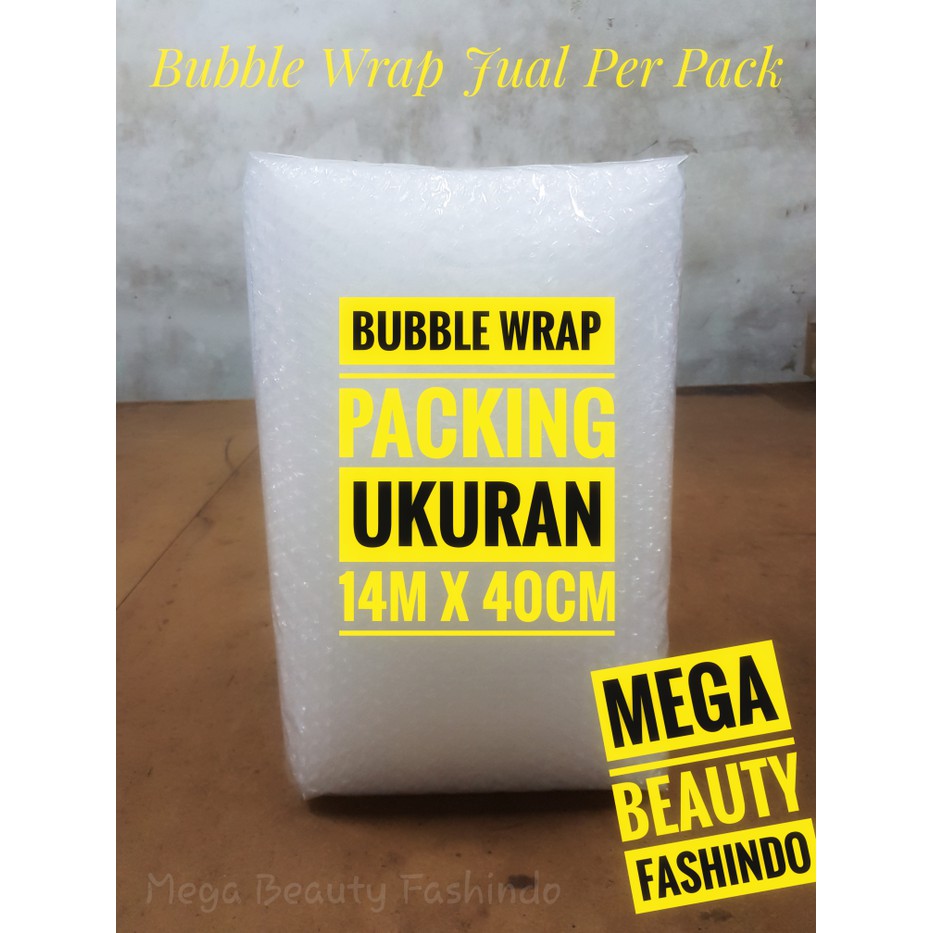 

Plastik Wraping - Baterai Alkaline - Tinta Stempel Bubble Wrap 14M X 40Cm Plastik Gelembung Buble