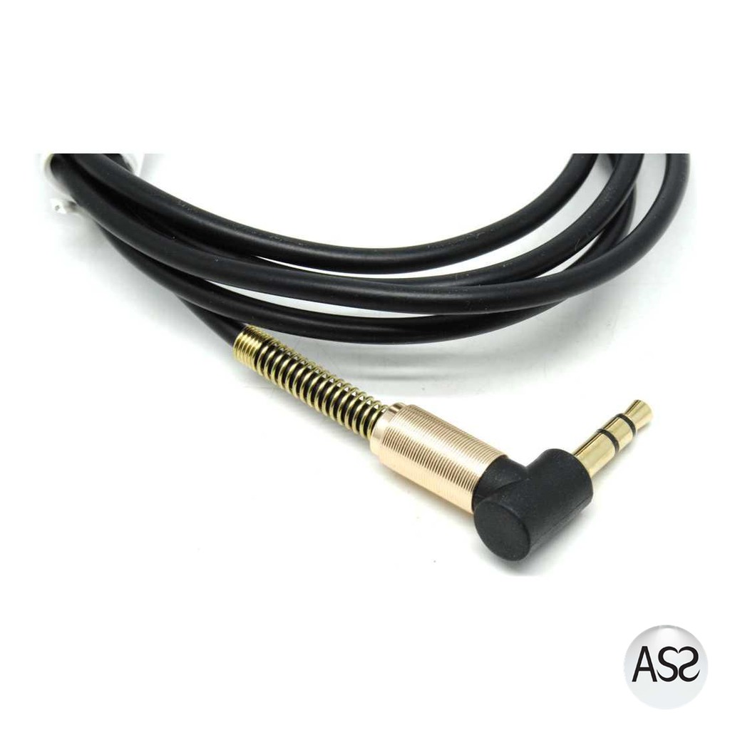 ASS Shop - Kabel AUX Audio 3.5mm Male to 3.5mm Male HiFi L Shape