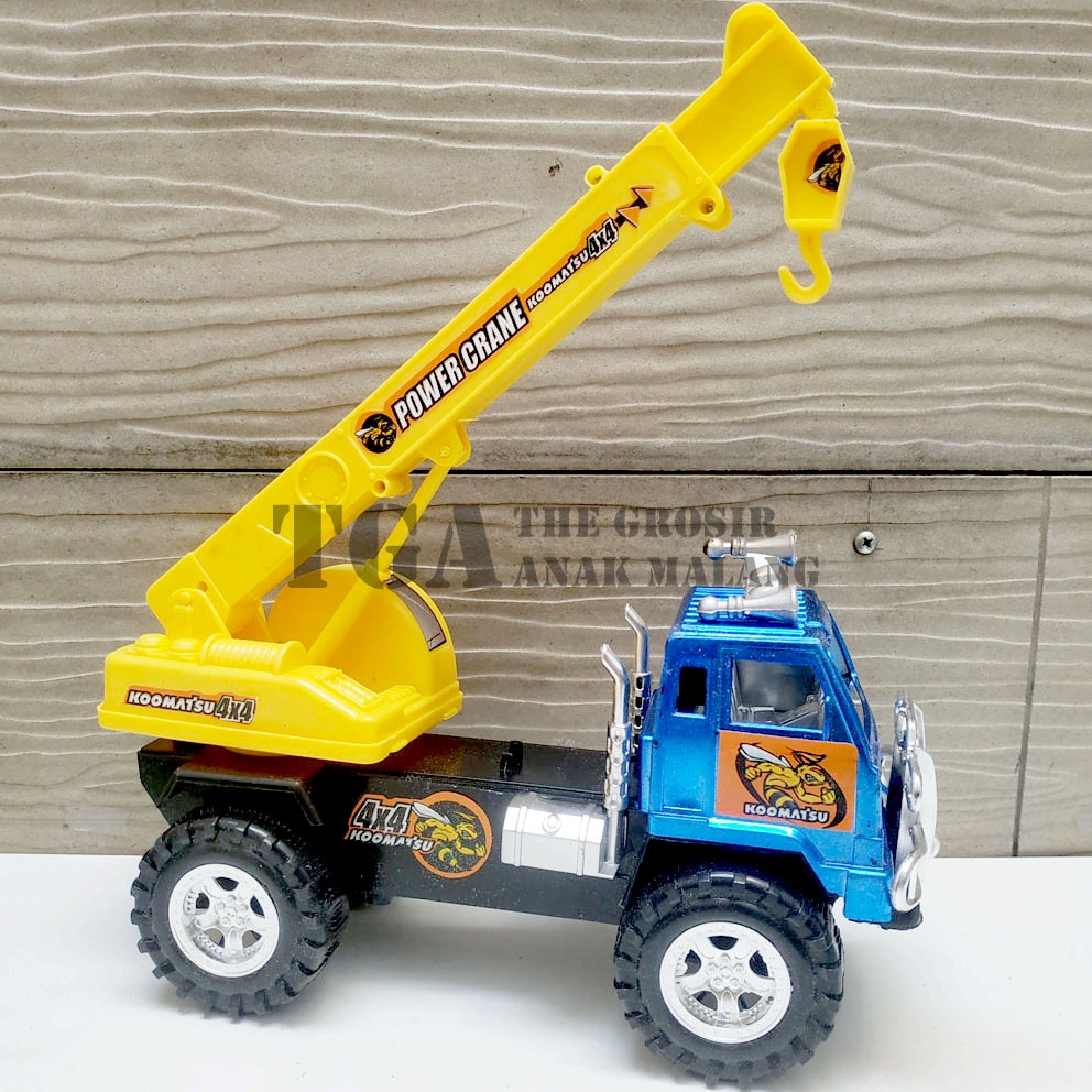 Truck Power Crane Indomatsu Mainan Mobil Truk Konstruksi Construction