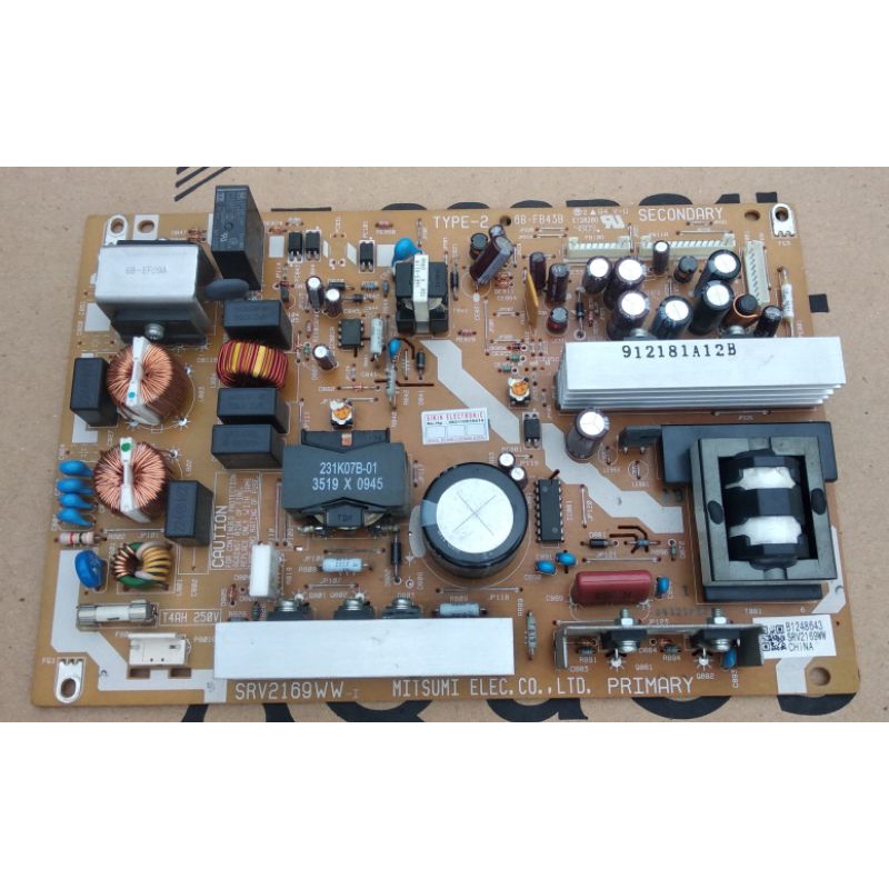 PSU POWERSUPLAY REGULATOR TV LED TOSHIBA 32AV600E 32AV550E 32AV601E