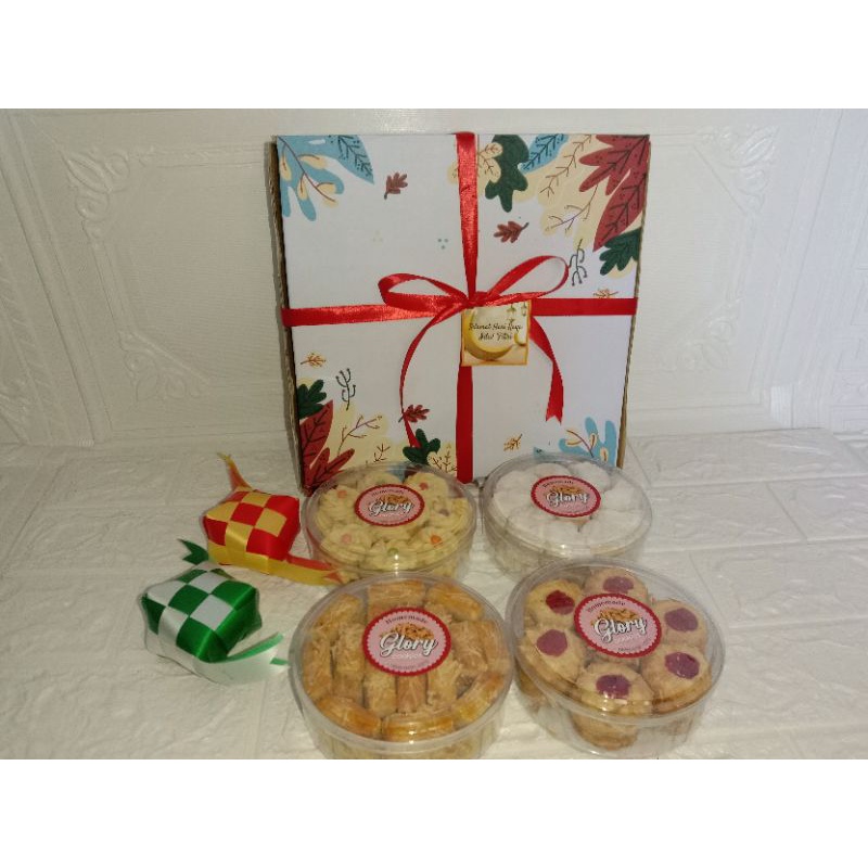 

Parsel Lebaran Kue kering 4 toples @250 gr
