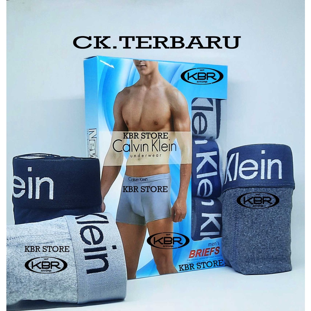 DALAMAN PRIA UNDERWAER PRIA BOXER PRIA KBR STORE ISI 3 PCS