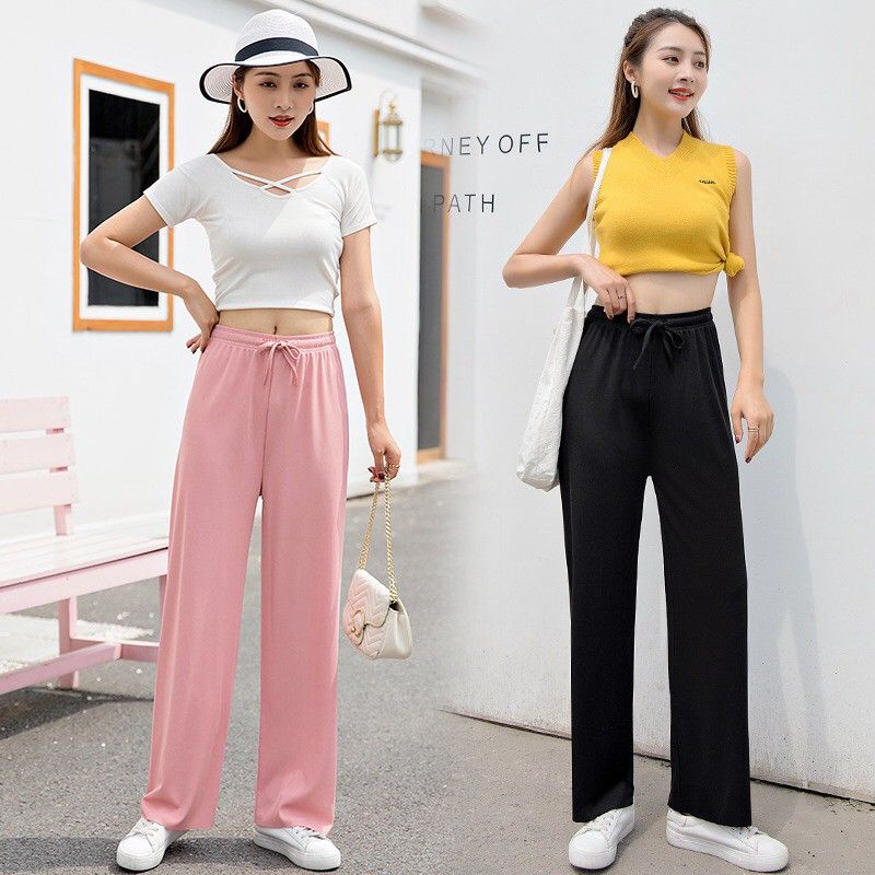 Celana Kulot Rajut Highwaist Pants Cullotes Outfit Remaja Ootd Korean Style Kekinian