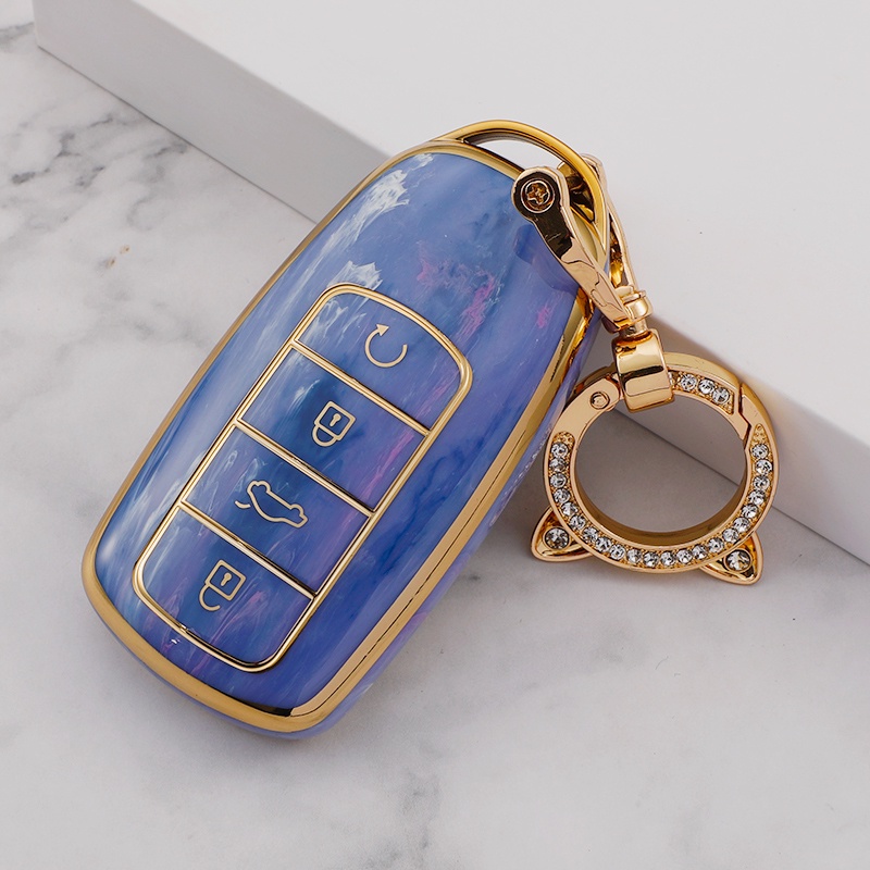 Casing Kunci Mobil Bahan TPU Motif Giok Untuk Chery Tiggo 8 pro Tiggo 8Plus New 5 Plus 7