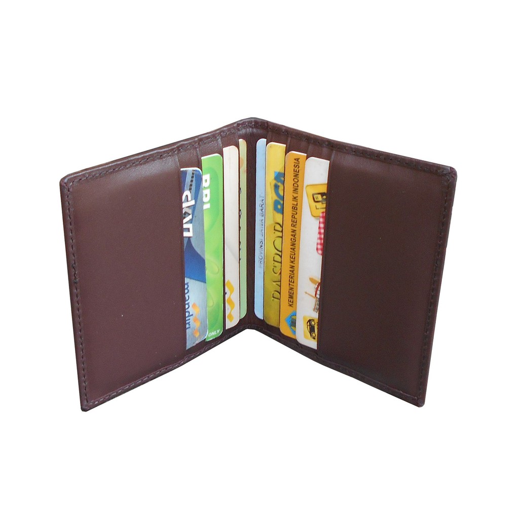 Leather Castle Dompet Kartu Nama Card Holder Kulit Tempat 