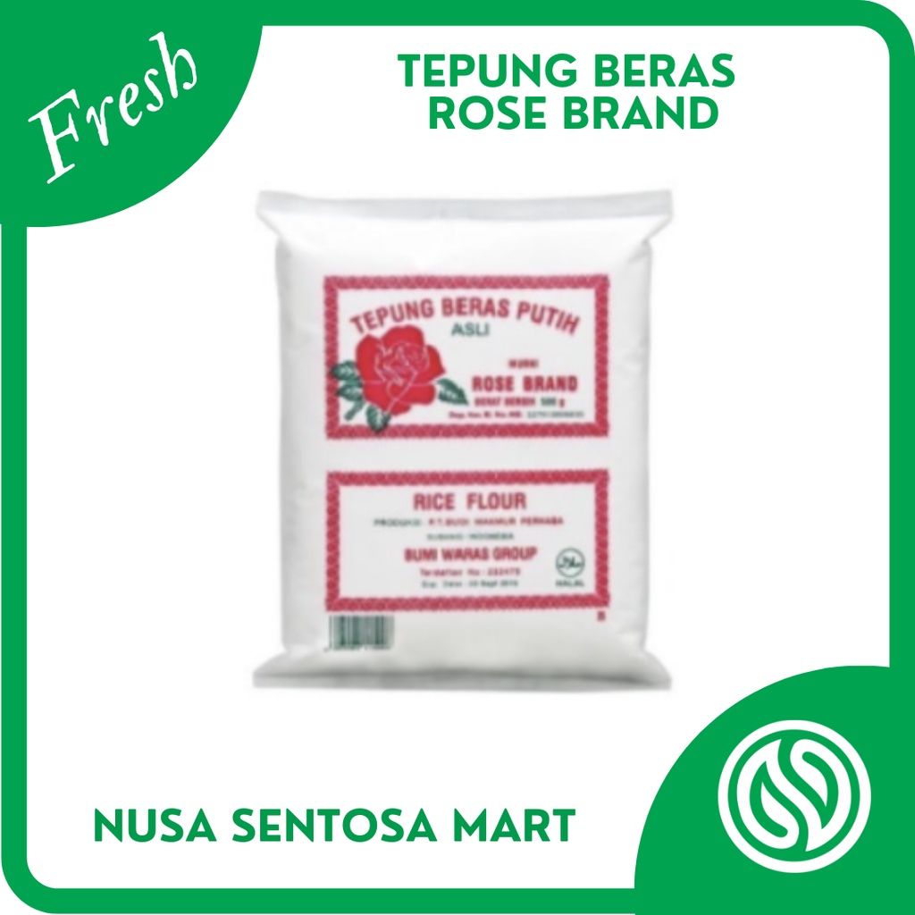 

Tepung Beras Putih Rose Brand - 500gr