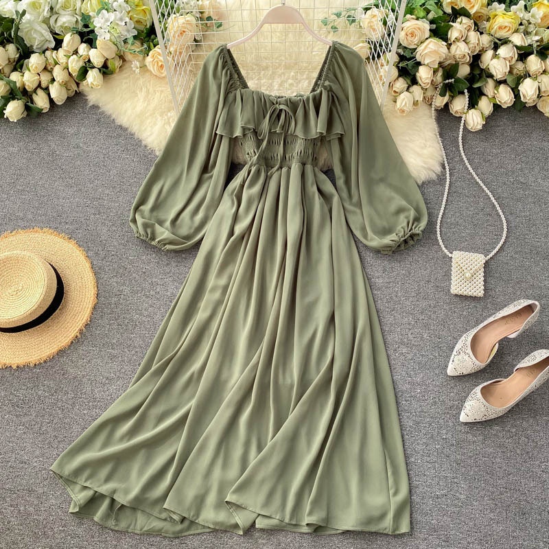[COD] LB - Dress fashion import korea / Dress import polos / Dress pesta import / Dress polos / D097