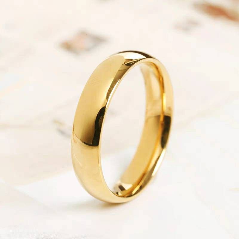 CINCIN TITANIUM GOLD NiKah 24k pengganti Emas / Cincin Terlaris