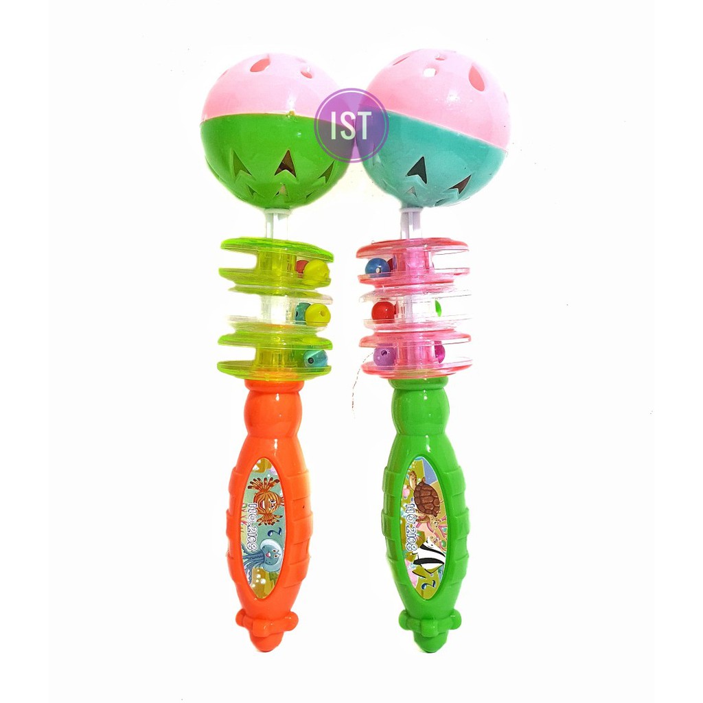 MWN Mainan Pegangan Kerincingan Bayi bentuk Stick isi 2 pcs No. 2108-2