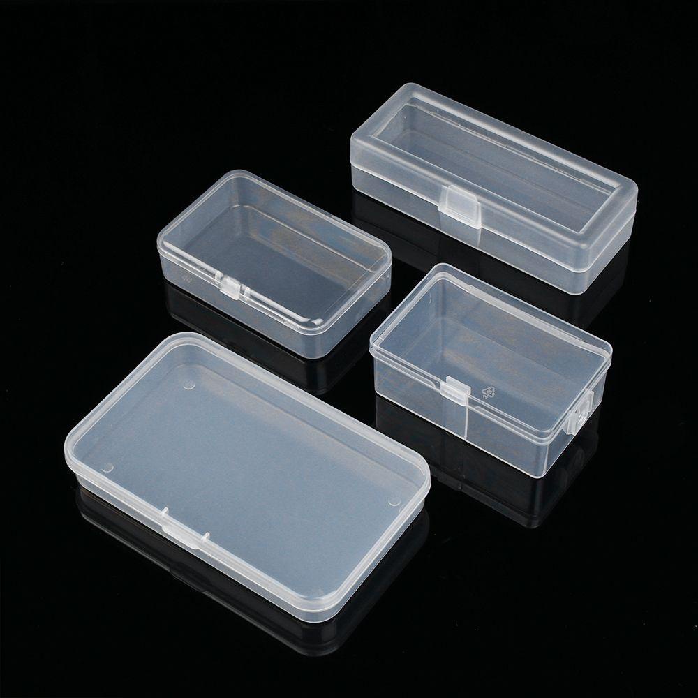 Suyo Storage Box Square Bening Organisasi Rumah Penyimpanan Pil Plastik Bekal