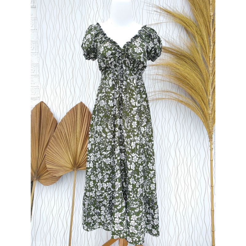 Dress Serut Dada RAYON - Daster Bali - Dress Rayon