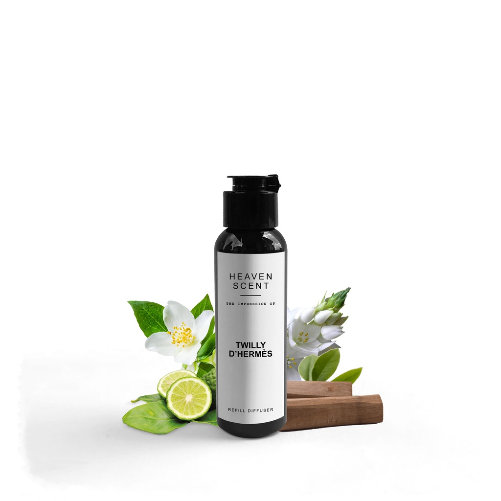 HEAVEN SCENT Refill Luxury Reed Diffuser 100 ml - Pengharum Ruangan Aromaterapi Inspired by Fragrance-Twilly d'H