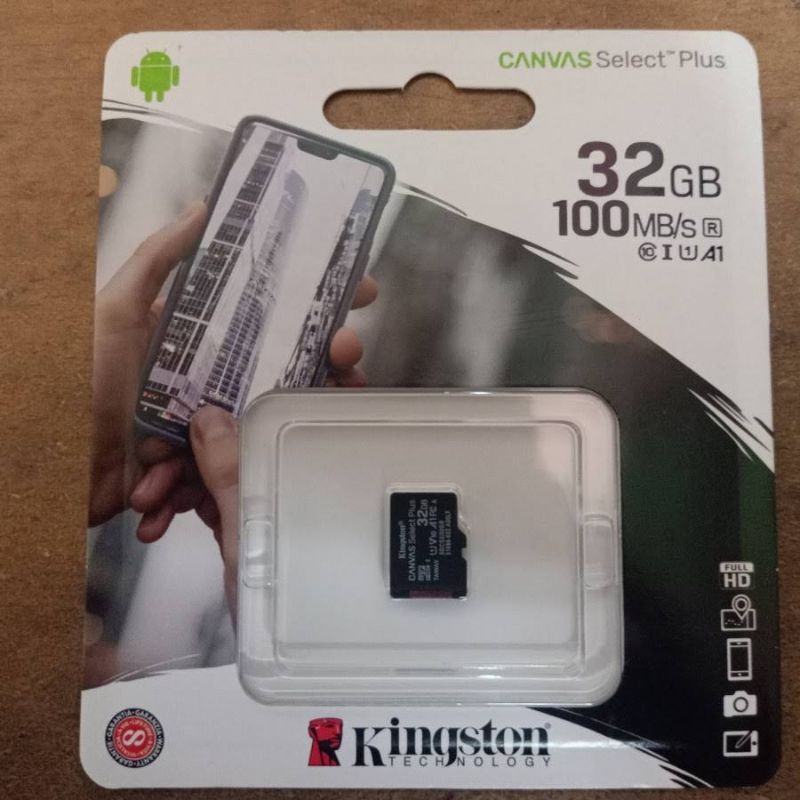 Kingston Micro SD Card Canvas Select Plus Class-10 32GB