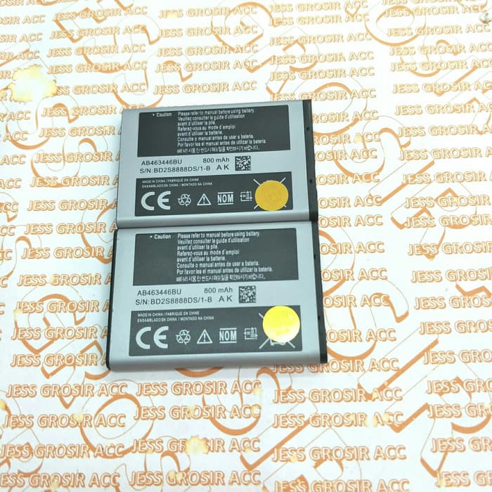 Baterai Battery Original SAMSUNG Caramel E1272 C140 C3303 / AB463446BC