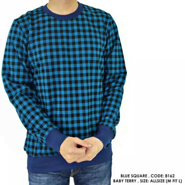 Sweater Switer Kaos Panjang Cowok Pria Motif Army