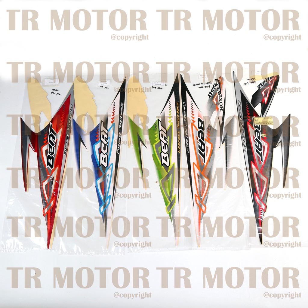 Stiker Motor Beat 2012 Karbu Sticker Striping Full Body Motor