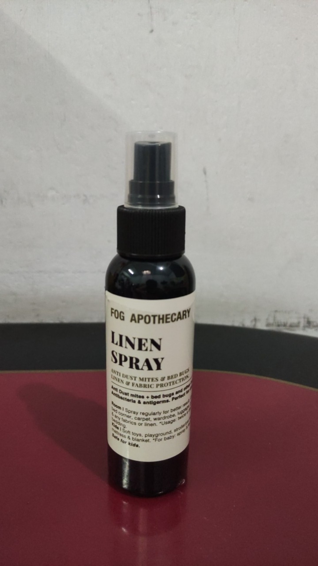 Fog Apothecary Linen Spray |anti-tungau & Kutu Debu