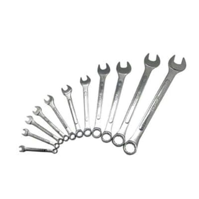 Diamond Kunci Ring Pas 11Pcs Combination Spanner 8-24mm