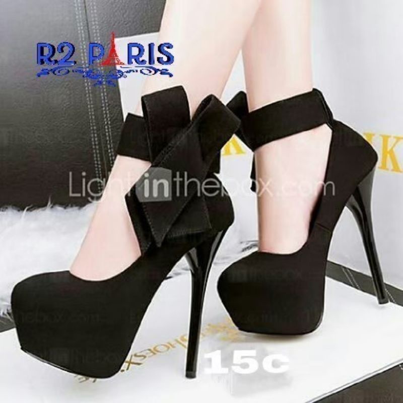 zpt sepatu heels pita pinggir bahan saede harga promo Termurah