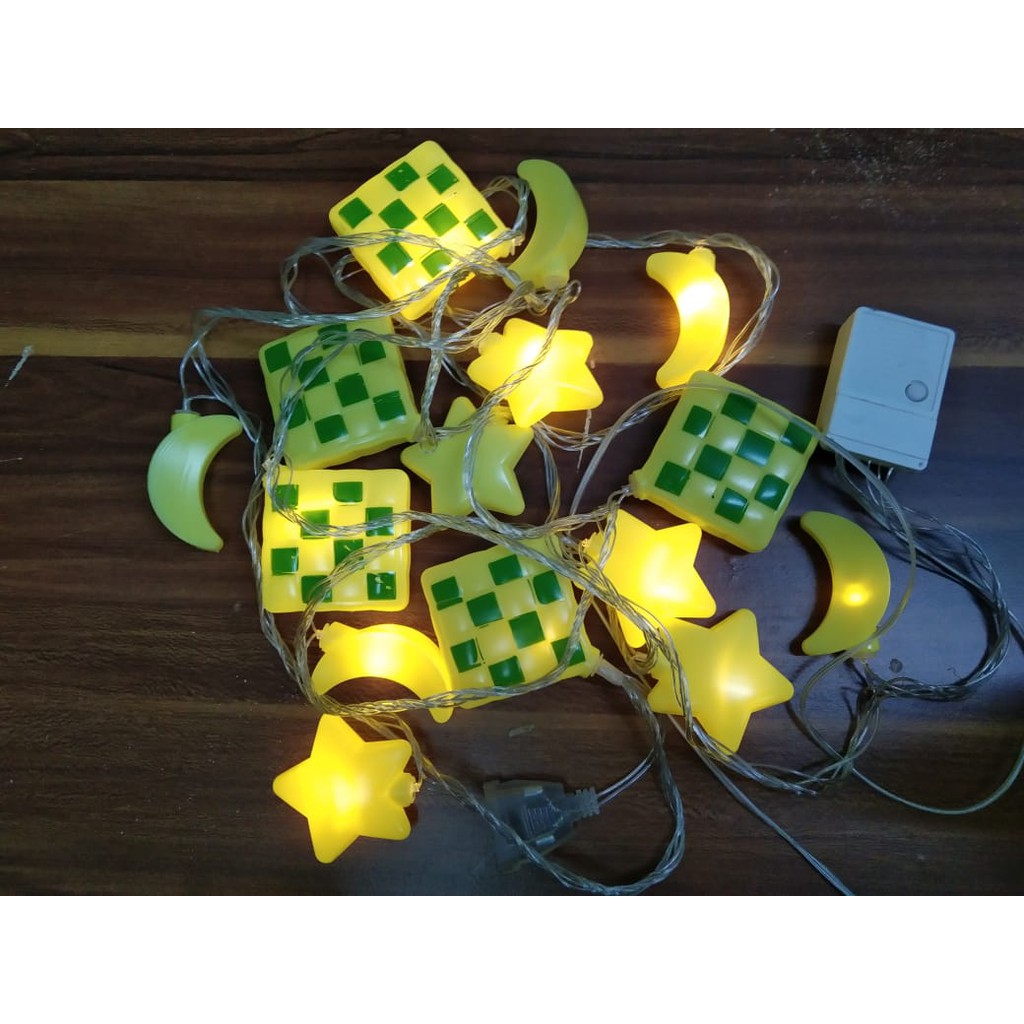 Lampu hias lebaran lampu hias bentuk ketupat bintang bulan LAMPU Gantung MEVIUS Free Bubble