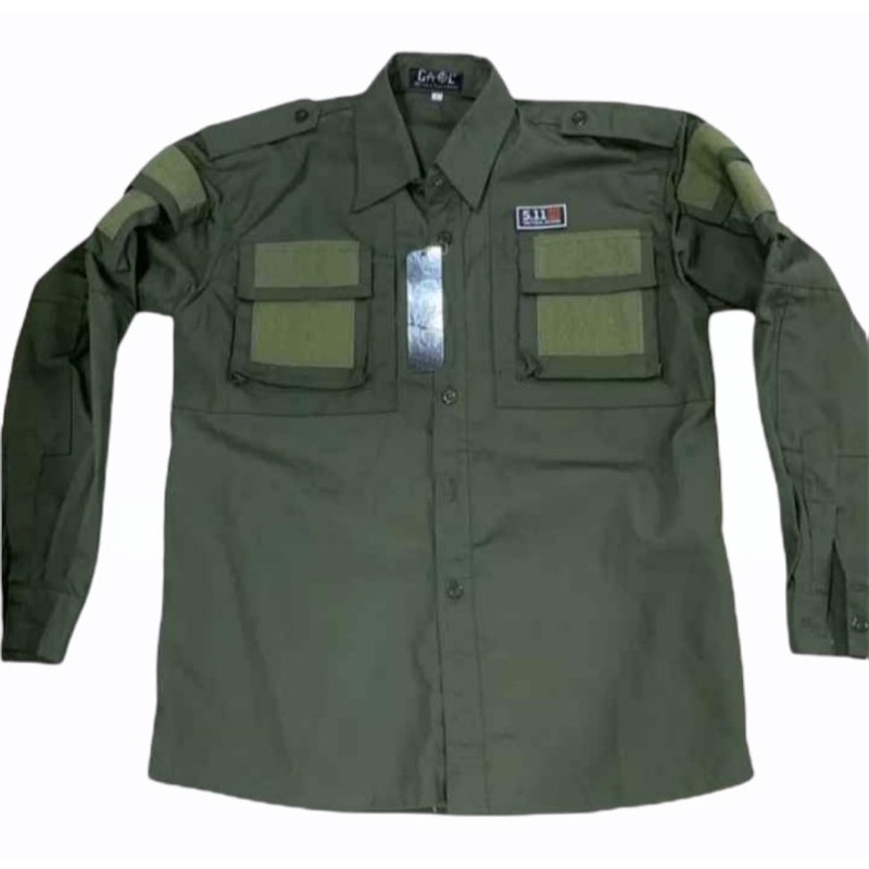 kemeja tactical 511 lapangan outdoor lengan panjang / kemeja kerja / kemeja dinas / kemeja crew / kemeja