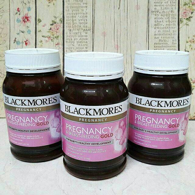 Blackmores Pregnancy & Breastfeeding Gold isi 180 Kapsul