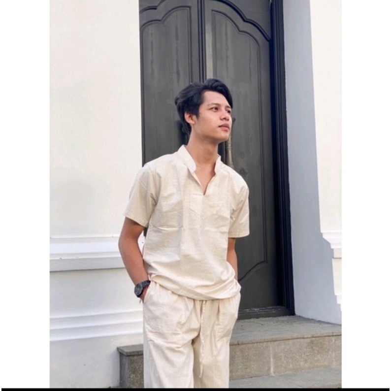 Kemeja Linen Pria | Linen Shirt Pinterest