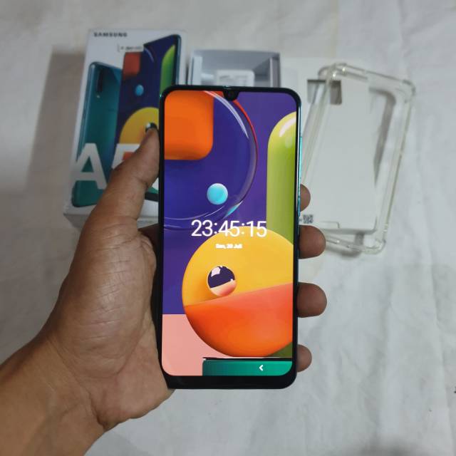 HANDPHONE HP SECOND BEKAS. Samsung A50s 6/128 fullset ori 97% mulus